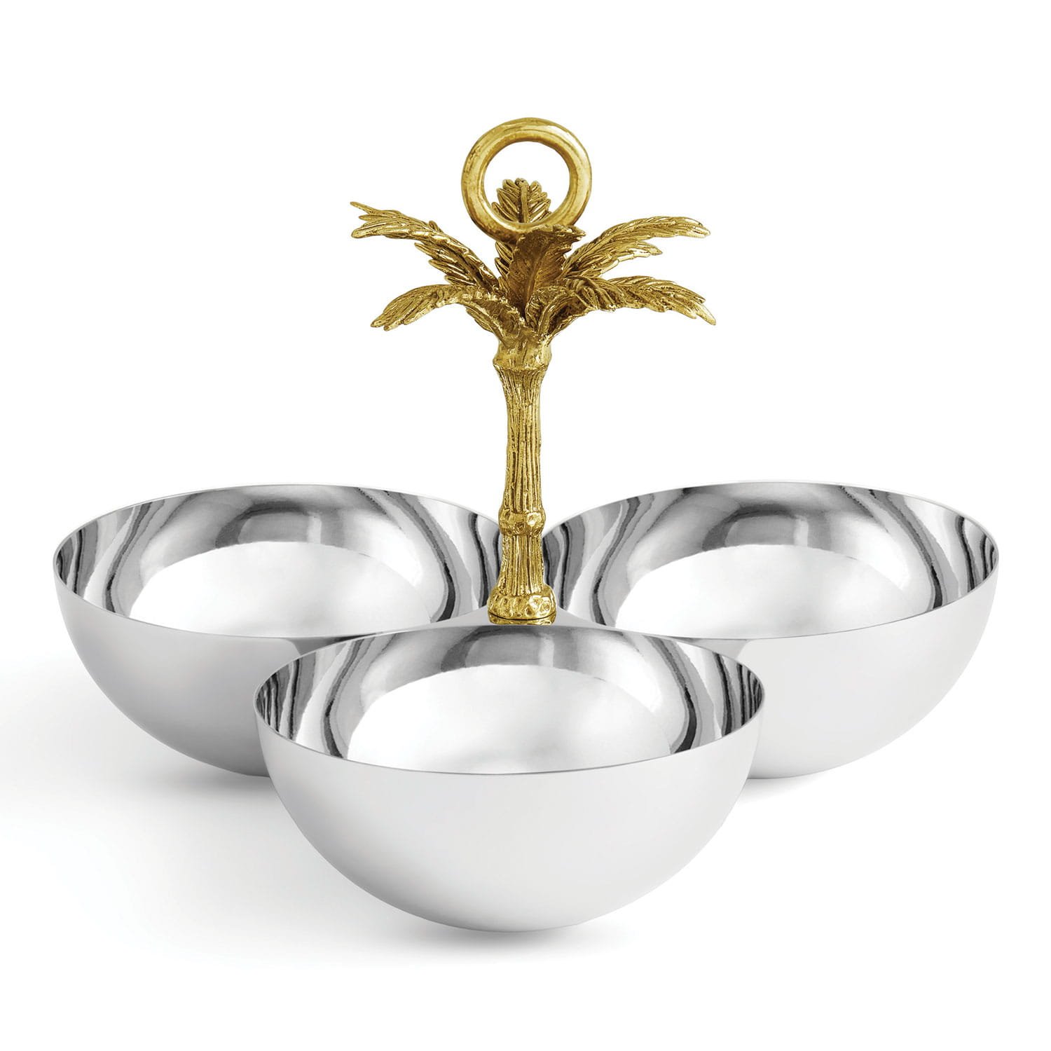 Michael Aram Palm triple bowl server Bloomingdale’s wedding registry ideas