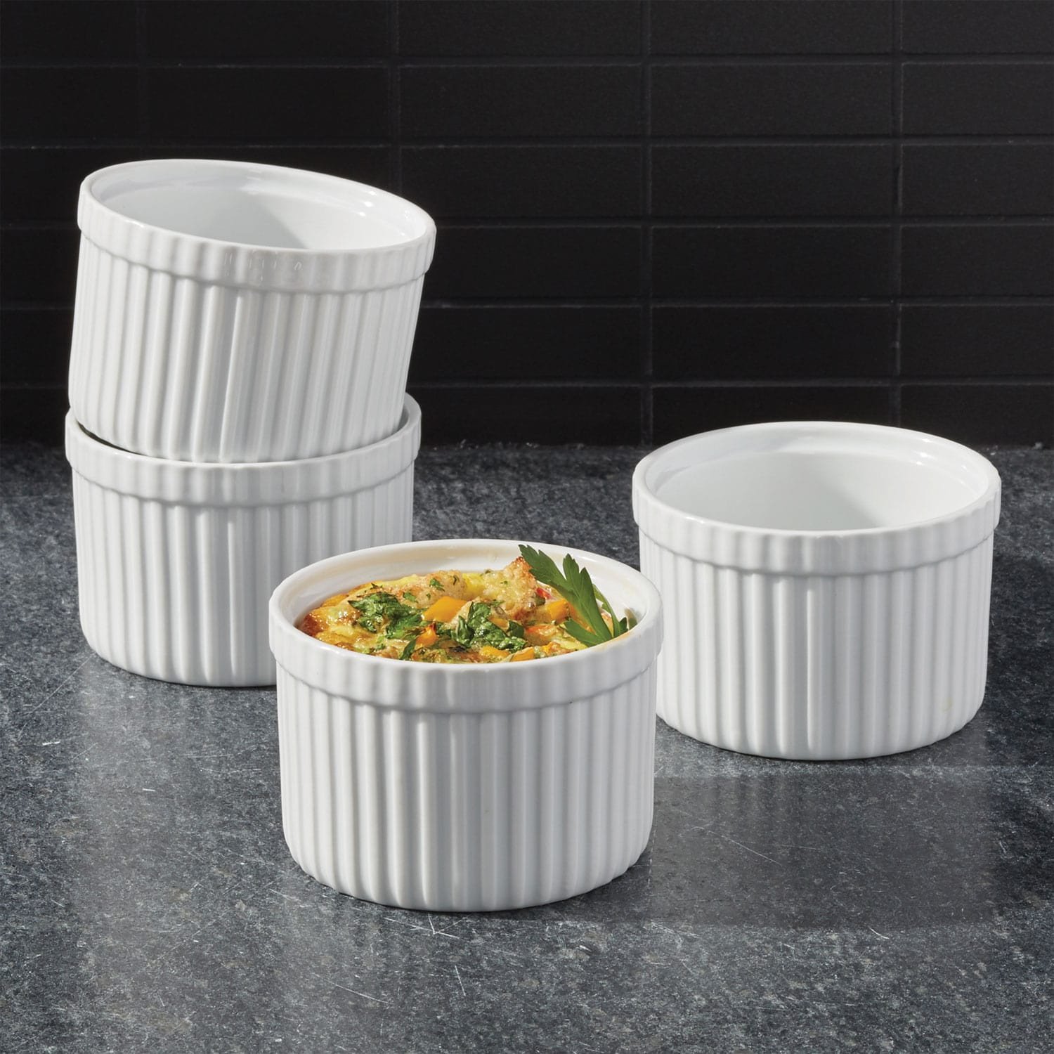 Tall ramekins set from Crate and Barrel wedding registry ideas